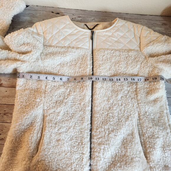 Prana Good Lux Sherpa Quilted Full Zip Jacket Size XL - Picture 8 of 10